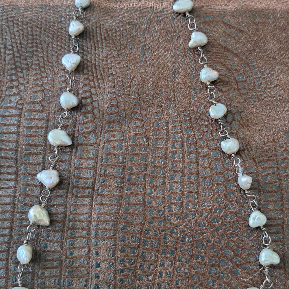 Vntge Water Pearl Necklace